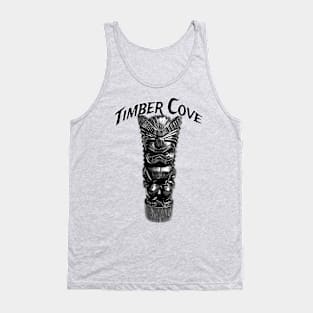 Timber Cove Tiki (on light color shirt) Tank Top